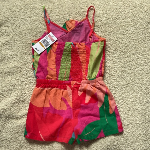 Vineyard Vines Girls’ 3T La Palmeraie Romper - Picture 2 of 3